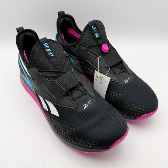 Reebok Mens Nano X3 Froning Sneaker US 12 EU 45.5 Black Pink Athletic NIB - Picture 5 of 12
